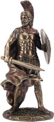 Miltiades with sword