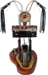 HD clock on motorbike steer
