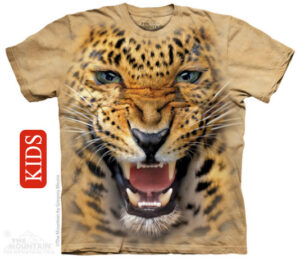 Angry Leopard Kids T-Shirt