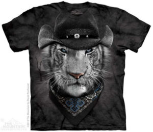 White Tiger cowboy T-Shirt