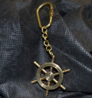 Keychain with rudder