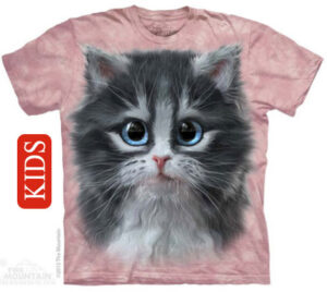 Pretty in Pink Kitten Kids T-Shirt