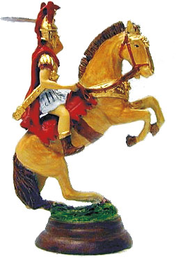 Roman warrior on a horse