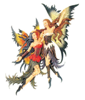 Wall Plaque Fairies