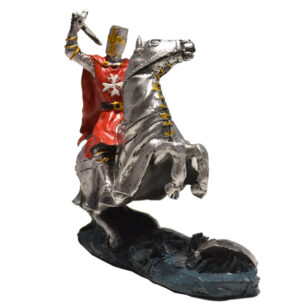 Hospitaller Knight fighting on horse