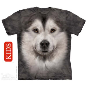 Alaskan Malamute Face kids T-Shirt