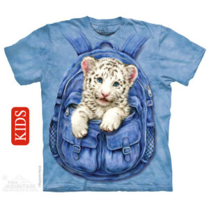 Backpack White Tiger T-Shirt