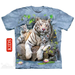 White Tigers of Bengal Kids T-Shirt