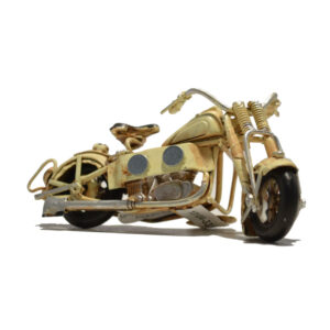 Harley Motorcycle white 12cm