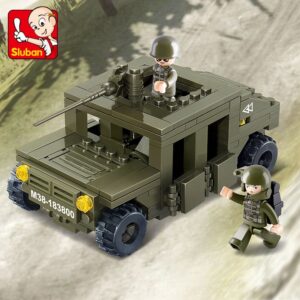 Sluban land forces 2-HUMMER squadcar