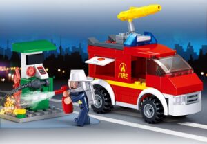 Sluban fire truck & oil station