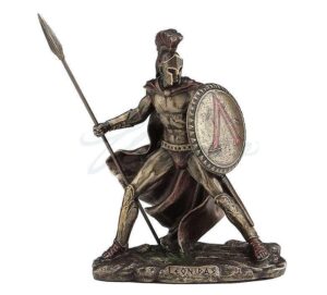 Leonidas with spear and shield 11cm