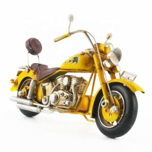 HARLEY MOTORCYCLE YELLOW