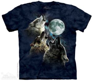 Three Wolf Moon In Blue