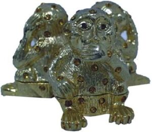 3 Wise Monkeys Jewel Box